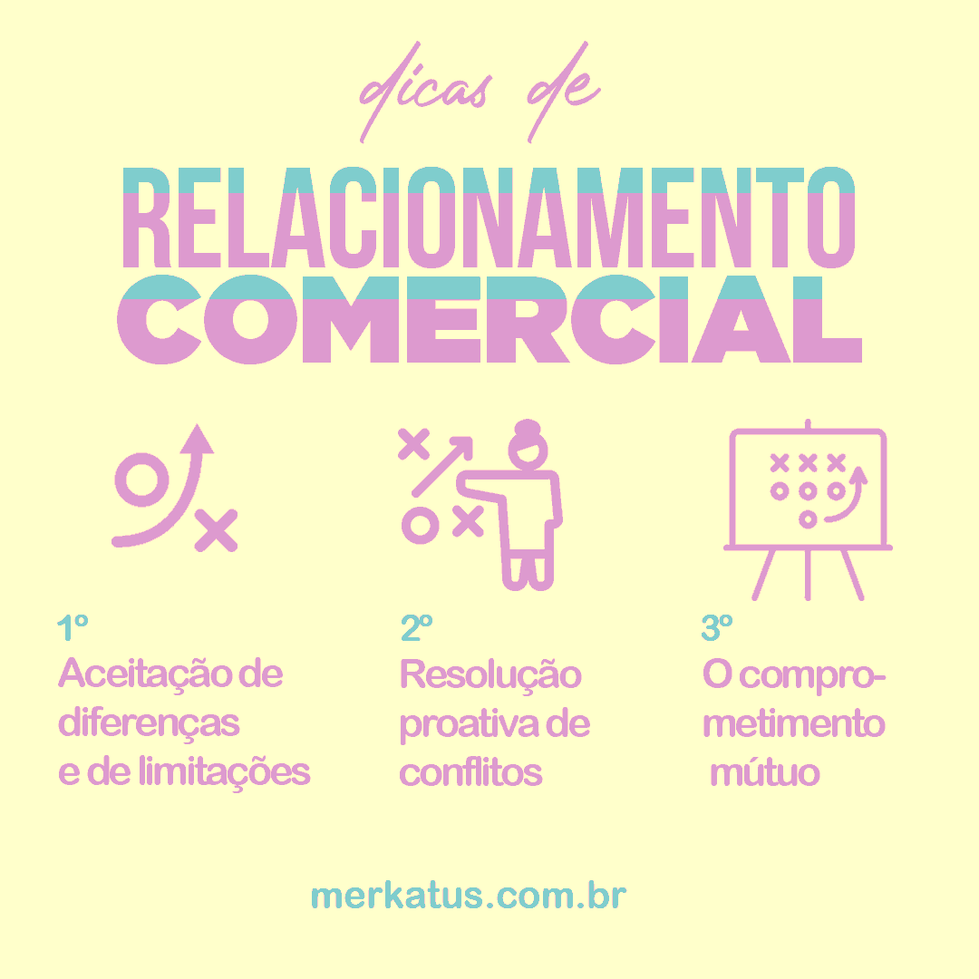 Dicas de RELACIONAMENTO COMERCIAL